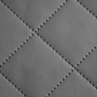Quilted Faux Leather Fabric -  Single Diamond Medium