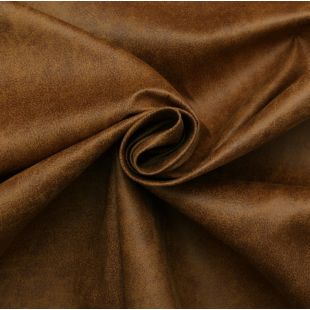 Nevada Antique Leather Suede Upholstery Fabric Saddle