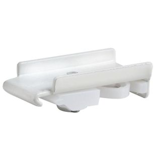 Double Fineline Top Fix Supports Pack of 4 - White