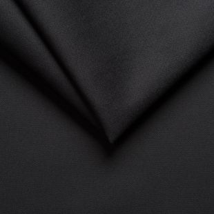 Alaska Velour Plain Velvet Upholstery Fabric - Black