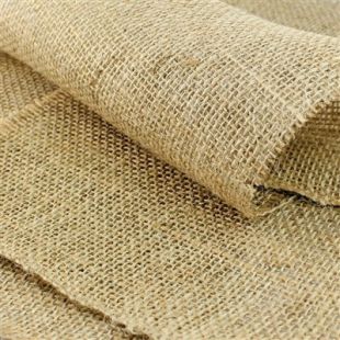 Natural Jute Burlap Hessian Cloth Lining Fabric - 101cm Width 10oz