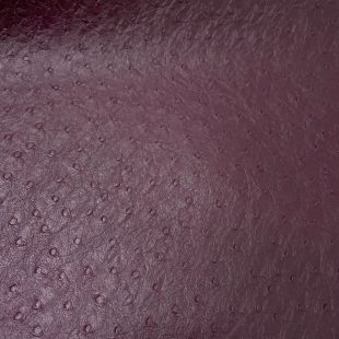 Ostrich Skin Faux Leather Upholstery Fabric - Chianti