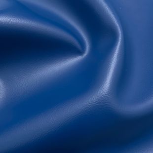 Fire Retardant Faux Leather Upholstery Vinyl Fabric - Royal Blue