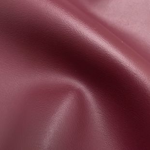 Fire Retardant Faux Leather Upholstery Vinyl Fabric - Burgundy