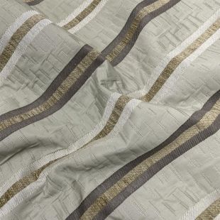 Fantasia Claystone Wide Stripe Upholstery Furnishing Fabric