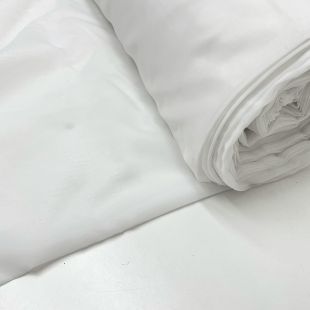 White Sheer Viscose Lightweight Furnishing Fabric
