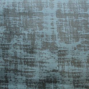 Mid Blue Grey Distressed Velvet Upholstery Furnishing Fabric