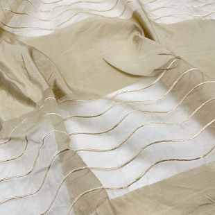 Wavy Taffeta Panels Lightweight Furnishing Fabric