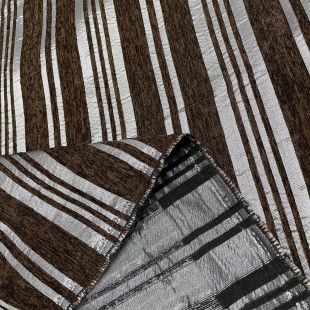 Trinity Brown Stripe Upholstery Furnishing Fabric