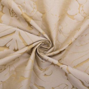 Traditional Damask and Stripes Curtain Fabric