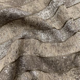 Traviata Mink Narrow Stripes Upholstery Furnishing Fabric