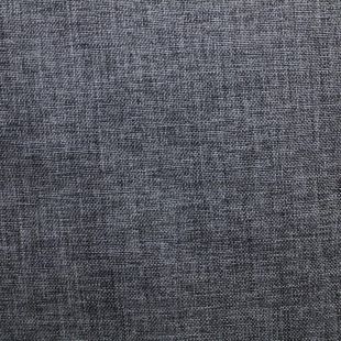 Charcoal Plain Linen Look  Fabric