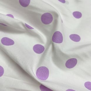 Lilac Dots Lightweight Furnishing Fabric