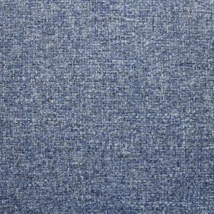 Blue and White Basketweave Upholstery Furnishing Fabric