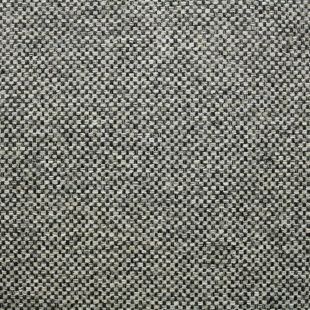 Black and Beige Basketweave Upholstery Furnishing Fabric