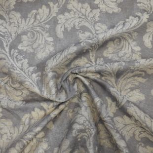 Scroll Floral Heather Curtains Soft Furnishing Fabric