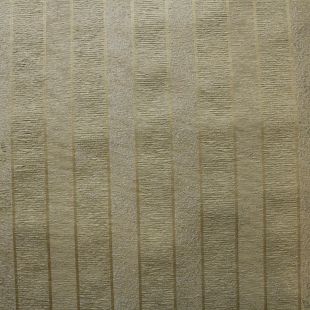 Cream Gold Chenille Stripe Upholstery Fabric