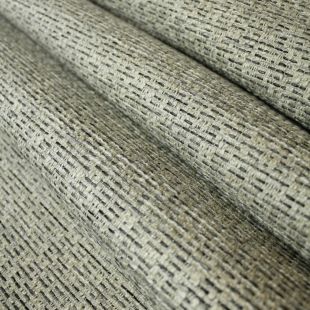 Chenille Basketweave Beige Upholstery Furnishing Fabric